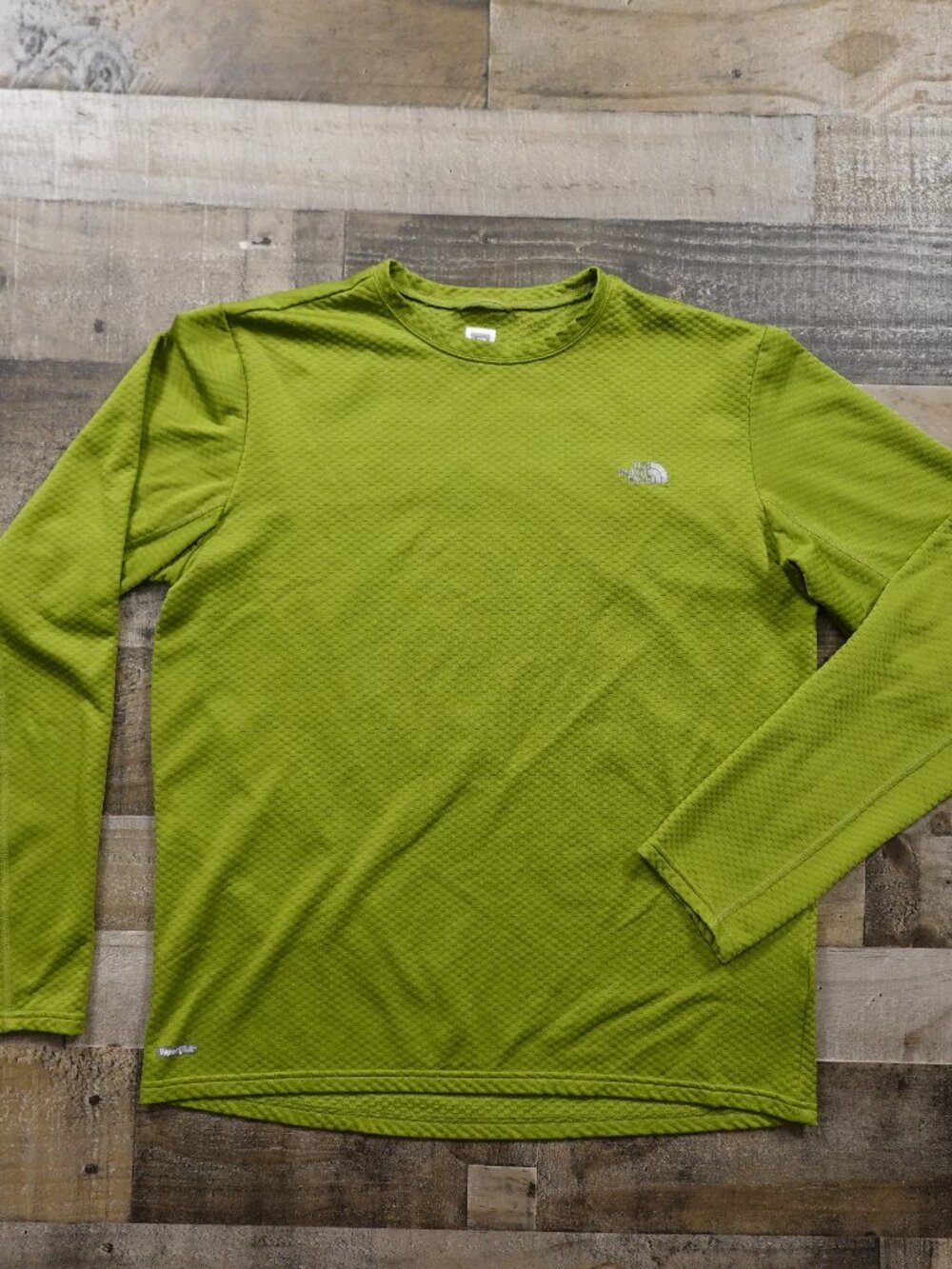 The North Face VaporWick Long Sleeve Shirt Men’s Large Green Running Outdoor